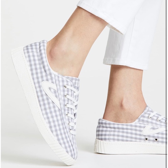 tretorn gingham sneakers
